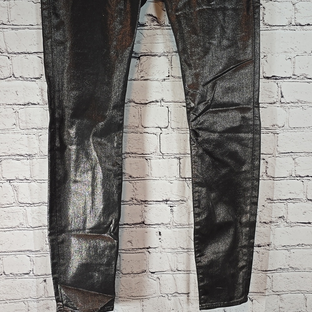 Rock & Republic Shiny Metallic "Kashmiere" Skinny Jeans Size 8 NWT - Picture 5 of 13